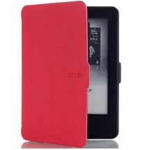 Capa de proteção (p/ Kindle Voyage) - Ultra Slim PU Smart Magnetic Case Cover - Vermelha