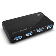 Hub USB 3.0 -  4 portas - Vantec SuperSpeed - Preto - UGT-MH431U3-BK