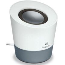 Caixa de Som - 1.0 - Logitech Z50 Multimedia Speaker - Branca/Cinza - 980-000821