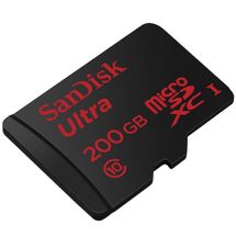 Cartão de memória - microSDXC - 200GB - Sandisk Ultra UHS-I - SDSDQUAN-200G-G4A