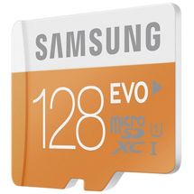 Cartão de memória microSDHC 128GB Samsung EVO (Classe 10, UHS-I, c/ Adaptador) - MB-MP128DA/EU