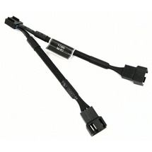 Cabo em Y p/ ventoinha - 4 pinos (PWM) > 2x 4 pinos (PWM) - 10cm - Noctua - NA-YC1