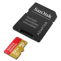 Cartão de memória - microSDXC -  64GB - Sandisk Extreme - SDSDQXN-064G-G46A
