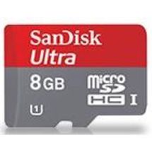 Cartão de memória - micro Secure Digital (microSDHC) -  8GB - Sandisk Ultra - SDSDQUA-008G