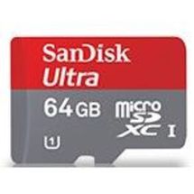 Cartão de memória - micro Secure Digital (microSDXC) -  64GB - Sandisk Ultra - SDSDQU-064G