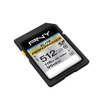 Cartão de memória - SDXC - 512GB - PNY Elite Performance - P-SDX512U3H-GE