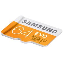 Cartão de memória microSDHC 64GB Samsung EVO (Classe 10, UHS-I, c/ Adaptador) - MB-MP64DA/AM