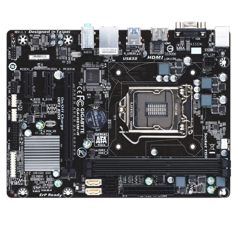 110678-2-Placa_mae_LGA1150_Gigabyte_H81M_H_v11_Micro_ATX_110678-5