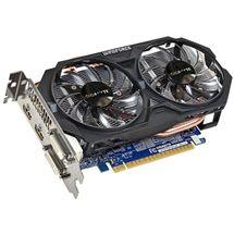 Placa de vídeo - NVIDIA GeForce GTX 750 Ti (2GB / PCI-E) - Gigabyte WindForce 2X OC Edition - GV-N75TWF2OC-2GI