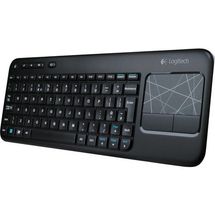 Teclado - Sem fio - Logitech Wireless Touch Keyboard K400r - Preto - 920-003070 / 004821