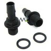 Conectores - Swiftech - 1/4pol p/ 3/8pol Barb (2 unidades) - NPSM3-8