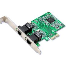 Placa de Rede - 2x Gigabit - PCI-E - Syba - SD-PEX24033