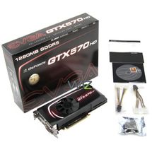 Placa de vídeo PCI-E NVIDIA GTX 570 1,28GB/320bits Evga HD - 012-P3-1571-KR