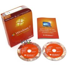 Sistema Operacional - Microsoft Windows 7 Home Premium (Family Pack / Atualização) - DVD