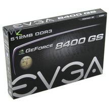 Placa de vídeo PCI-E NVIDIA 8400GS 512MB/32bits Evga - 512-P3-1300-KL