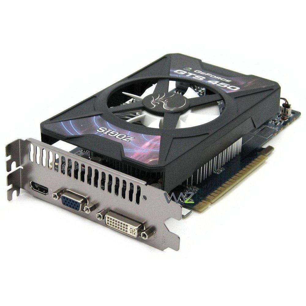 Placa de video PCI E NVIDIA GTS 450 1GB 128bits Zogis ZOGTS450 1GD3H Waz