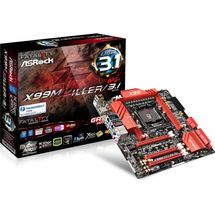 Placa mãe LGA2011-v3 - AsRock Fatal1ty X99M Killer/3.1 (Micro ATX)