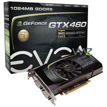 Placa de vídeo PCI-E NVIDIA GTX 460 1GB/256bits Evga Superclocked - 01G-P3-1372-AR