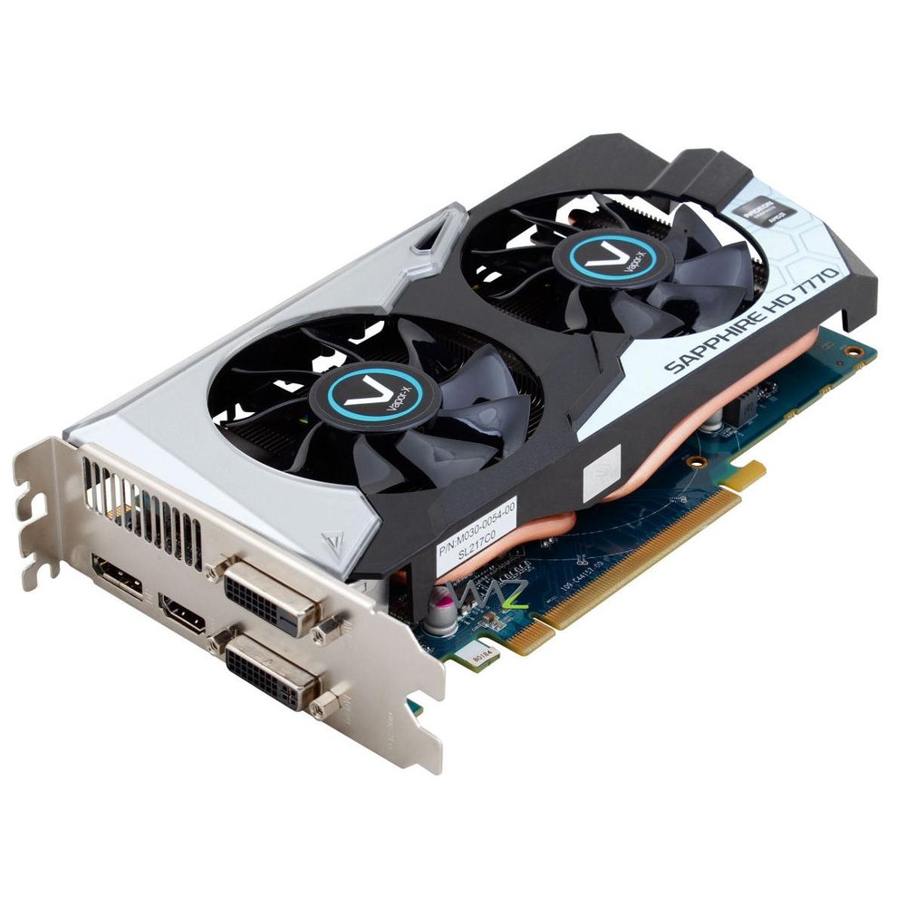 Placa de vídeo PCI-E AMD HD 7770 1GB/128bits Sapphire OC GHz