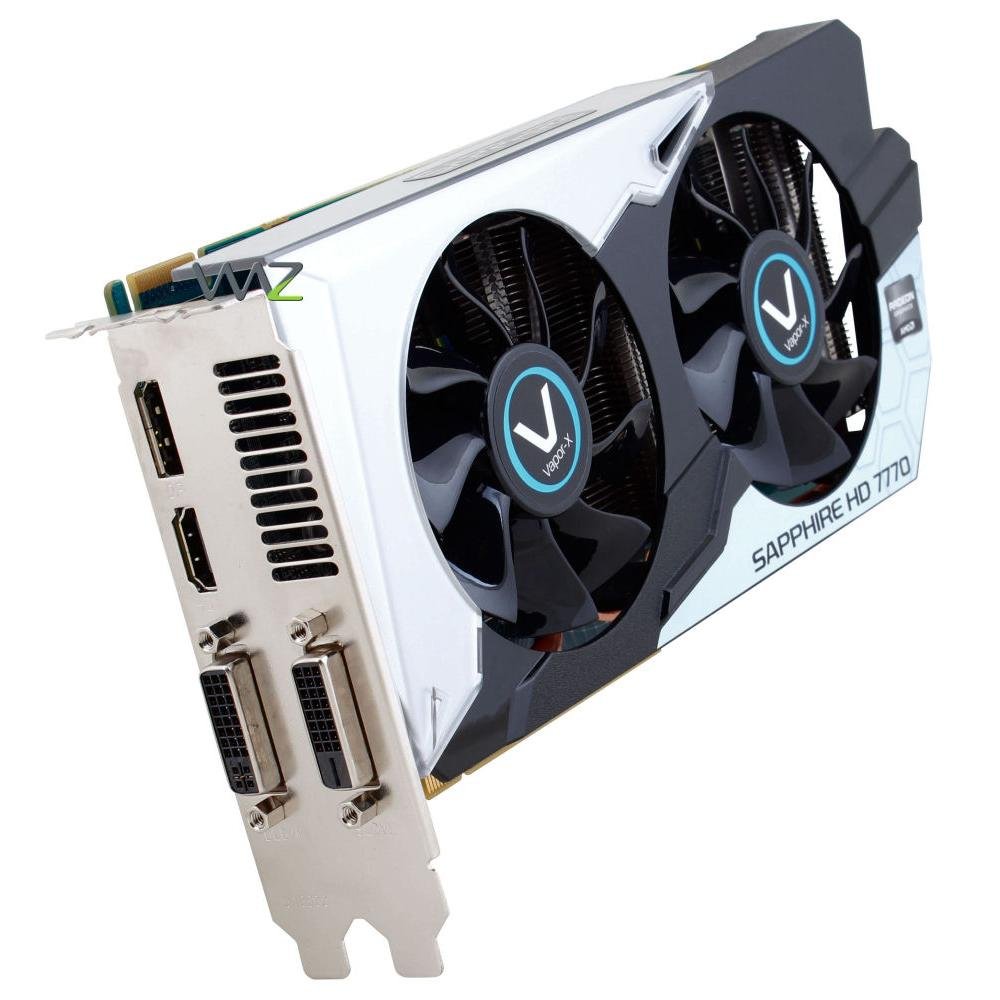 Placa de vídeo PCI-E AMD HD 7770 1GB/128bits Sapphire OC GHz
