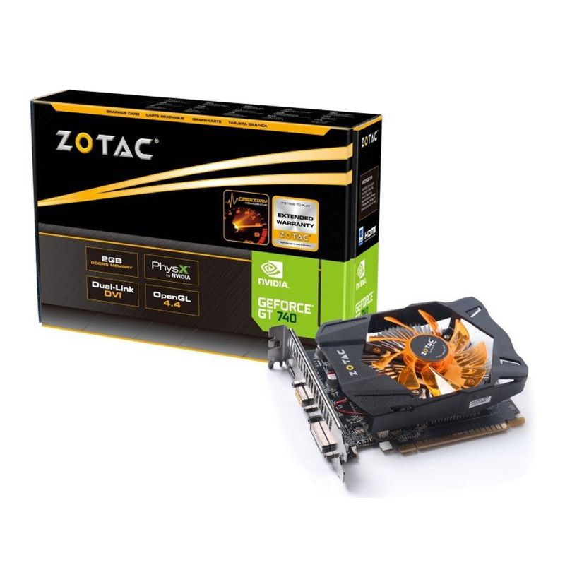 Placa de vídeo - NVIDIA GeForce GT 740 (2GB / PCI-E) - Zotac - ZT