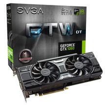 Placa de vídeo - NVIDIA GeForce GTX 1060 (6GB / PCI-E) - EVGA FTW DT Gaming ACX 3.0 - 06G-P4-6266-KR