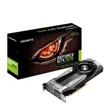 Placa de vídeo - NVIDIA GeForce GTX 1070 (8GB / PCI-E) - Gigabyte Founders Edition - GV-N1070D5-8GD-B