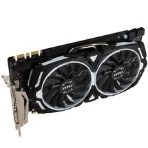 Placa de vídeo - NVIDIA GeForce GTX 1080 (8GB / PCI-E) - MSI - GTX 1080 ARMOR 8G OC