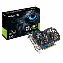 Placa de vídeo - NVIDIA GeForce GTX 750 Ti (2GB / PCI-E) -  Gigabyte WINDFORCE 2X - GV-N75TOC2-2GI