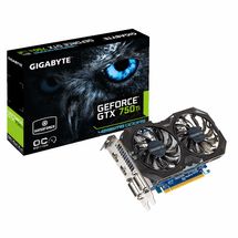 Placa de vídeo - NVIDIA GeForce GTX 750 Ti (4GB / PCI-E) -  Gigabyte WINDFORCE 2X - GV-N75TWF2OC-4GI