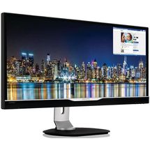 Monitor LCD (LED) - 29pol - Philips Brilliance MultiView (UltraWide - IPS - Áudio - Hub) - Preto - 298P4QJEB