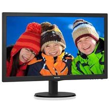 Monitor LCD (LED) - 23pol - Philips V-line (Wide - PLS - Áudio) - Preto - 233V5QHABP