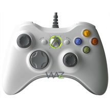Gamepad - Microsoft Xbox 360 Controller for Windows - Branco - C8G-00004