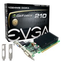Placa de vídeo - NVIDIA GeForce 210 (1GB / PCI-E) - Evga - 01G-P3-1313-KR