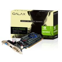 Placa de vídeo - NVIDIA GeForce GT 610 (1GB / PCI-E) - Galax - 61TGS4HX2LTZ