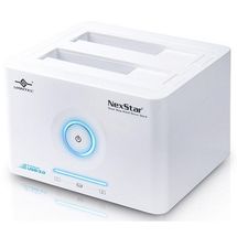 Doca 2.5pol/3.5pol - SATA > USB3.0 - Vantec NexStar SuperSpeed - Branca - NST-D400S3