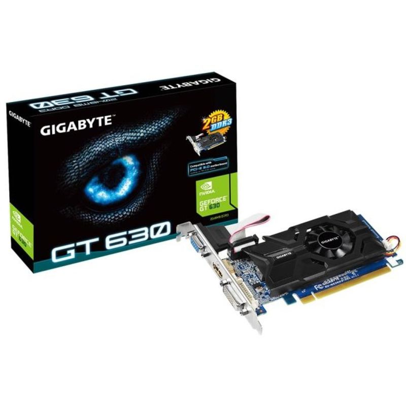 Placa de video PCI E NVIDIA GT 630 2GB 64bits Gigabyte GV N630D3 2GL Waz