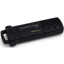 Pendrive USB3.0 64GB Kingston DataTraveler 111 - Preto - DT111/64GB