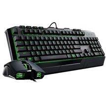 Teclado e Mouse - USB - Cooler Master Devastator II (Green Edition) - Preto - SGB-3032-KKMF1-BR