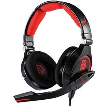 Fone de Ouvido (c/ mic) - 3,5mm/USB - Thermaltake Headset Esports Cronos Gaming - Preto/Vermelho - HT-CRO008ECBL