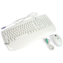 Teclado PS/2 Logitech Deluxe Desktop - 967522-0111