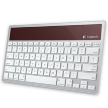 Teclado - Sem fio - Logitech Wireless Solar Keyboard K760 - Prata (EN)