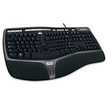 Teclado - USB - Microsoft Natural Ergonomic Keyboard 4000 (Business) - Preto - 5QH-00001
