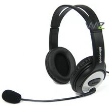 Fone de ouvido - USB - Microsoft LifeChat LX-3000 - Preto/Cinza - JUG-00004 / 1084