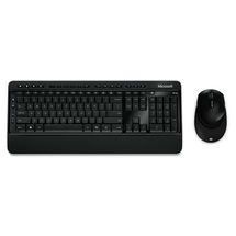 Teclado e Mouse - Sem fio - Microsoft Wireless Desktop 3000 - Preto - MFC-00006 / 1379 1387 1423