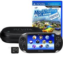 Video game portátil- Playstation Vita - Wifi (Case + Modnation Racer) - PCH-1010 ZA01/22054
