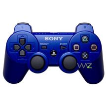 Gamepad - Sony DualShock3 Wireless Controller - Azul Metálico - CECHZC2U / 98052 -  Box