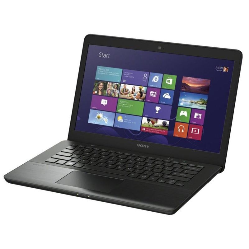 Notebook 14pol - Sony Vaio Fit 14 - Preto - SVF14A15CBB - Waz