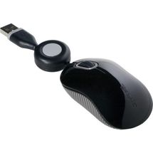 Mouse - USB - Targus AMU75US Optical Mouse Retrátil - Preto -