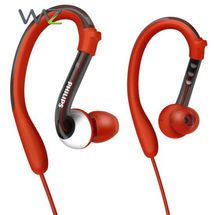 Fone de Ouvido - 3,5mm - Philips Earhook Sports Headphones - Vermelho - SHQ3000/10